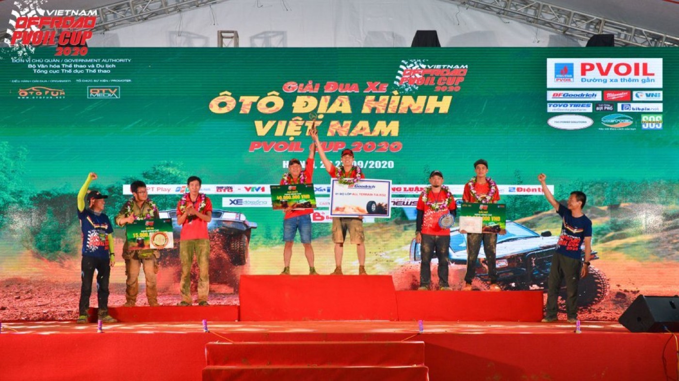 Lễ trao giải hạng Nâng Cao trên sân khấu